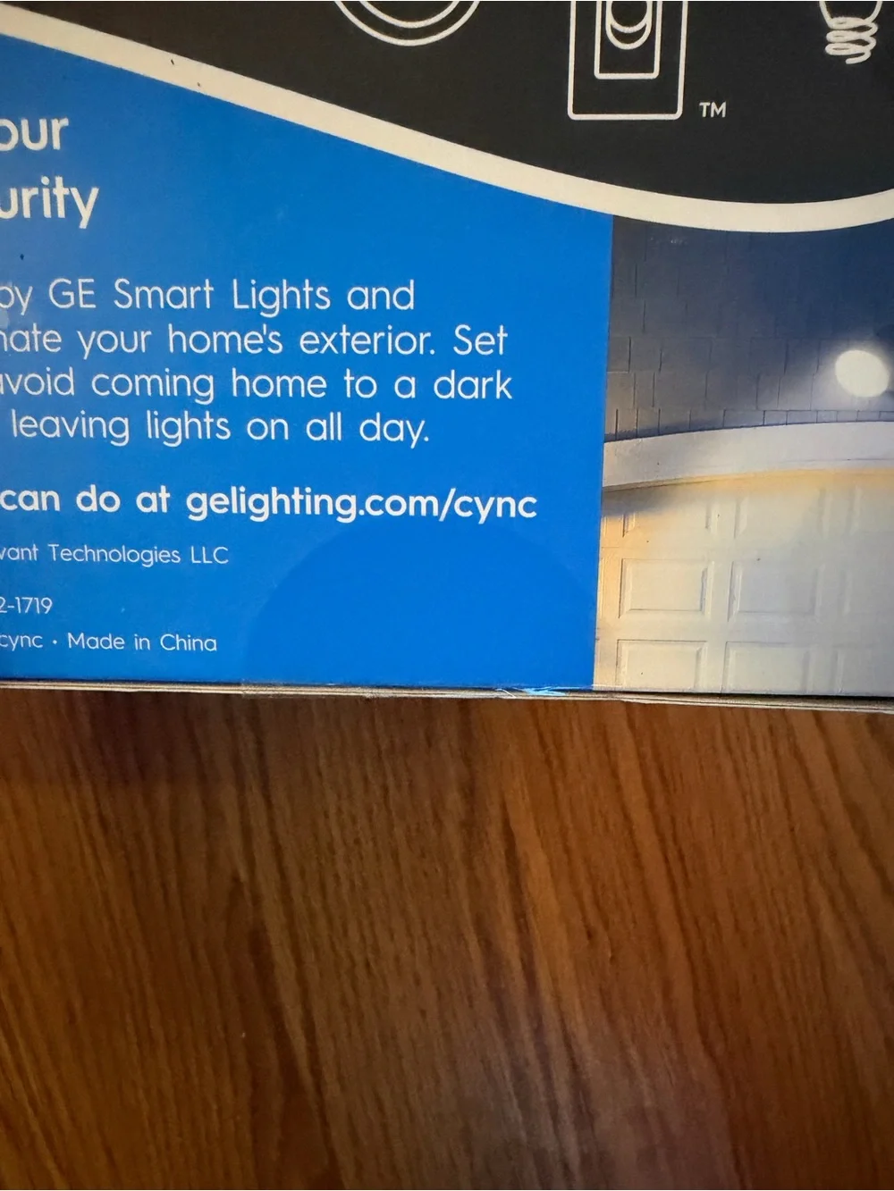 GE Cync Outdoor Wired Smart Camera 2K HD Resolution & Night Vision- Black
